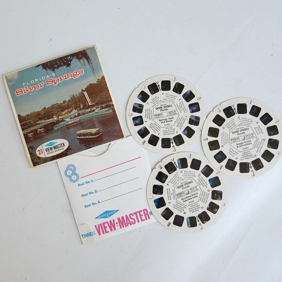BEAUTIFUL SILVER SPRINGS FLORIDA View Master Reel Packet COMPLETE Vintage - Picture 2 of 4